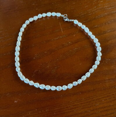 #ad Real Pearl Necklace in Excellent condition  $65.00