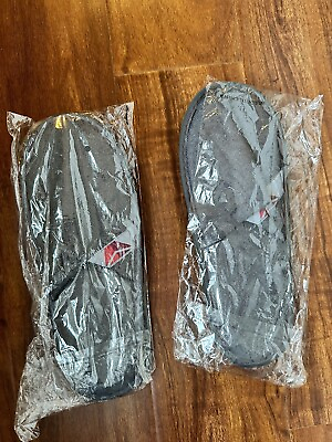 #ad 2x New Delta Air Lines Slippers Delta One First Business Class Grey In Plastic $9.99