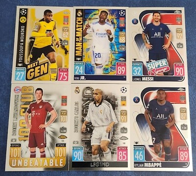 #ad 2021 22 Topps Chrome Match Attax UEFA Champions League Soccer You Pick the Card $1.99