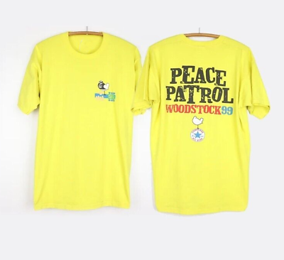 #ad Vintage 1999 Woodstock Peace Patrol Shirt Woodstock 99 Festival Shirt Fan Gift $33.99