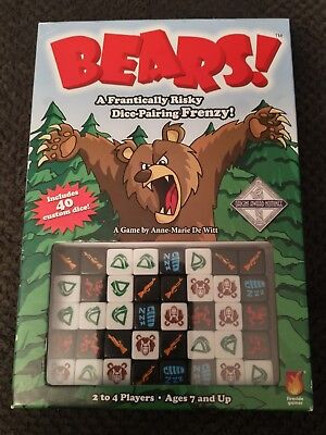 #ad Fireside Games Bears Dice Game Camping Games for Families COMPLETE $11.99