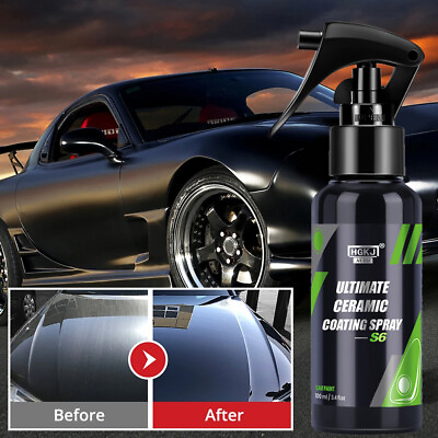 #ad 50 100ml Car 9H Ceramic Coating Spray Hydrophobic Anti Rain Polishing Coating $13.92