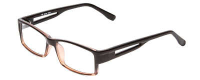 #ad Soho 1001 Women Rectangle Designer Reading Glasses Shiny Black Grey Crystal 55mm $79.95