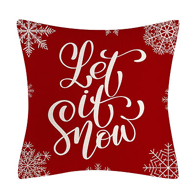 #ad Cushion Cover Universal Decorative Easy to Install Christmas Cushion Cover Wear $7.69