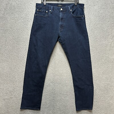 #ad Polo Ralph Lauren The Hampton Mens Jeans 36x32 Relaxed Straight Denim Pants $34.99