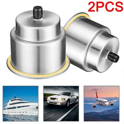 2x Stainless Steel Cup Drink Holders for Marine Boat Truck Car Camper RV w Drain $11.95