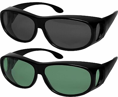 Fit Over Sunglasses Polarized Lens Wear Over Prescription Eyeglasses 100% UV... $17.99