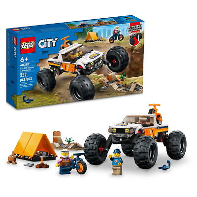 LEGO City 4x4 Off Roader Adventures 60387 Building Toy Camping Set Including M $22.00