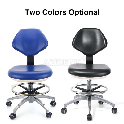 #ad PU Leather Adjustable Hydraulic Stool Rolling Chair for Dental Massage Salon Spa $165.59