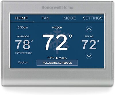 Honeywell Home RTH9585WF Wi Fi Smart Color Thermostat 7 Day Pack of 1 Gray $235.14