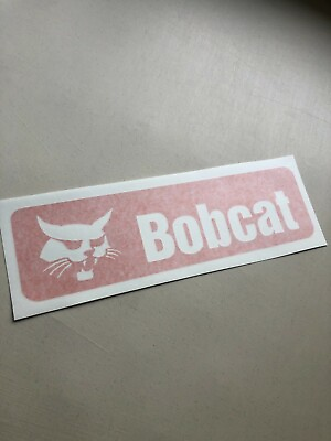 Bobcat Orange Stripes Replacement SET OF 2 Skid Steer Vinyl Decal Sticker $15.17