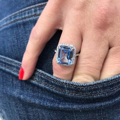 #ad Fashion 925 Silver Filled Ring Women Sprkly CZ Zircon Jewelry Gift Sz 6 10 $2.79