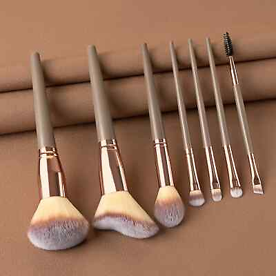 #ad Makeup Brushes Premium Synthetic Foundation Powder Concealers 7 Pcs Brush Set $11.99
