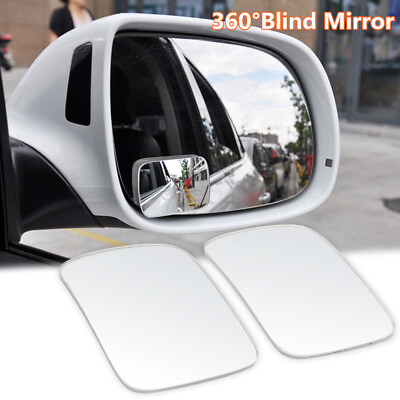 2x Auto Car Blind Spot Mirror 360° Wide Angle Convex Rear Side View Accessories C $7.96
