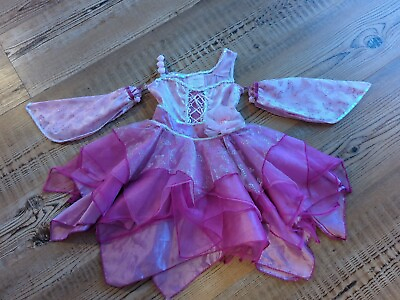 #ad Pink Butterfly Princess Dress 3 4 $28.00