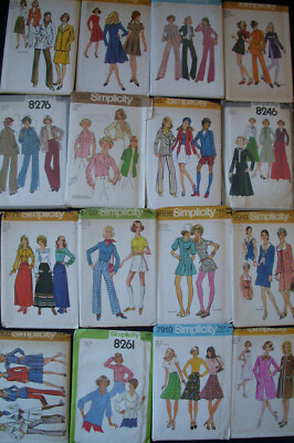 Vintage Sewing Pattern 60#x27;s 70#x27;s Dresses Skirts Jackets Pants U Pick Lot # 27 #ad $12.50