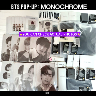 #ad PRE ORDER BTS 2024 POP UP MONOCHROME OFFICIAL MD PHOTOCARD T SHIRTS $11.50
