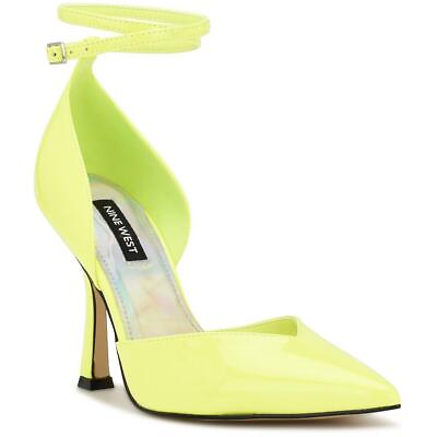 Nine West Womens Frends 3 Yellow Ankle Strap Shoes 6 Medium BM BHFO 2191 #ad $70.35