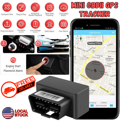 #ad OBD2 GPS Tracker Real Time Vehicle Tracking Device OBD II Car Truck Locator USA $19.85
