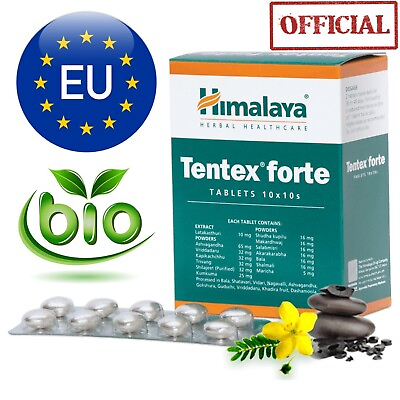 #ad Himalaya Tentex Forte Bio Official Herbals Himalaya 10 tablets Organic EXP.2026 $19.95
