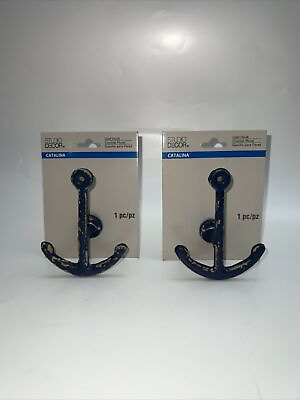 #ad Accent Plus Blue Anchor Wall Hook Set Of 2. $25.00
