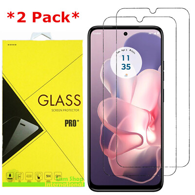 #ad 2P For Motorola moto g 5G Power play 2024 Tempered Glass Screen Protector $3.49