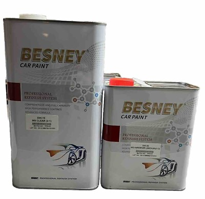 #ad BESNEY MS EURO CLEARCOAT WITH MEDIUM ACTIVATOR 7.5 LITERS $250.00