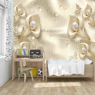 #ad Dewdrop Grey Horn 3D Full Wall Mural Photo Wallpaper Printing Home Kids Decor AU $349.99