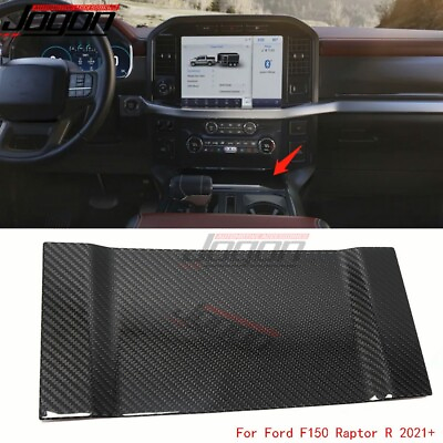 Carbon Console Water Cup Holder Top Panel For Ford F 150 Raptor R Platinum 2021 $77.60