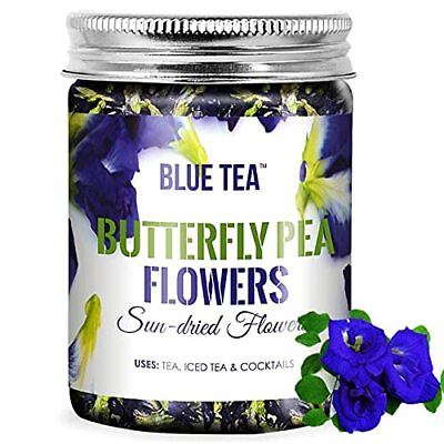 #ad BLUE TEA Butterfly Pea Flower Tea 1.76 Oz 150 cups 150 Drink NATURAL COL $18.11