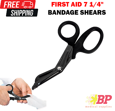 #ad First Aid Medical Titanium Bonded Bandage EMT Shears Bent Scissors 7 1 4quot; $4.95