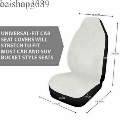 #ad US Car Seat Cover Set of Two Universal Pickup Seat Protectors $52.24