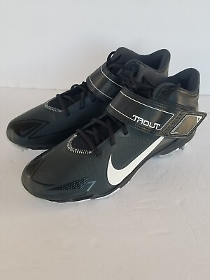 #ad Nike Force Mike Trout 8 Keystone CZ5911 011 Black Baseball Cleats Shoes Men#x27;s 12 $38.16