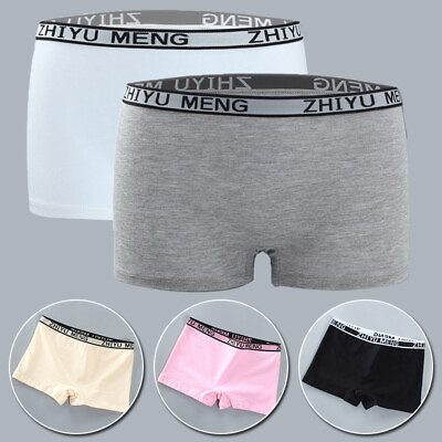 Womens Ladies Boxers Boy Shorts Cotton Girls Knickers Underwear Panties Briefs #ad C $5.89