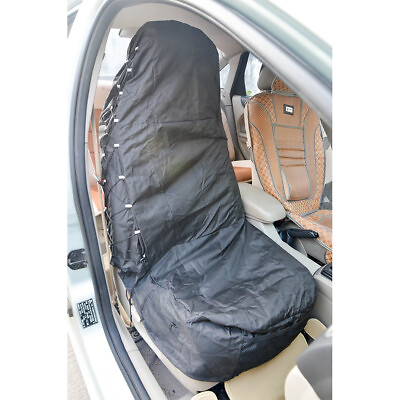#ad Protector Car Bucket Seat Cover Multi Pocket Storage Bag single front Seat Cover $34.19