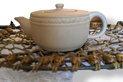 #ad Vintage Heartstone Mid Century USA Pottery Tea Pot Decanter NEW Signed * Rare 🌟 $77.00