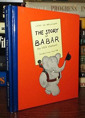 #ad STORY OF BABAR MINI ED MINIATURE EDITION By De Jean Brunhoff Hardcover *VG* $20.95