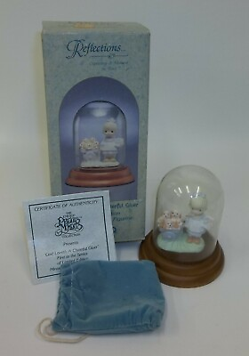 #ad Enesco God Loveth a Cheerful Giver Ltd Ed Miniature Pewter Figurine MIB $24.99