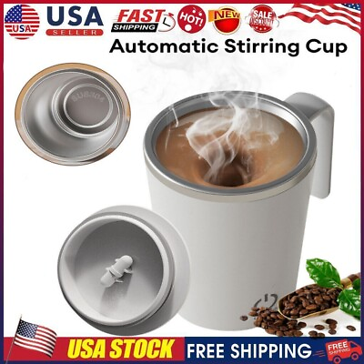 #ad #ad 400ml Automatic Self Stirring Coffee Mug Magnetic Mixing Tea Cup Free Shipping $3.91