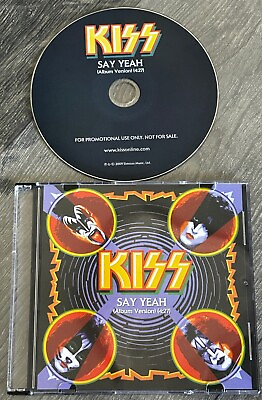 #ad KISS CD Say Yeah Album Version PROMO Single UK 2009 Sonic Boom UNPLAYED $159.00