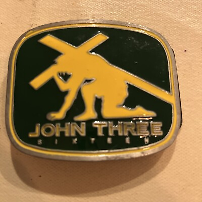 #ad #ad John Three Sixteen Kerusso Belt Buckle Vintage rare preowned $4.99