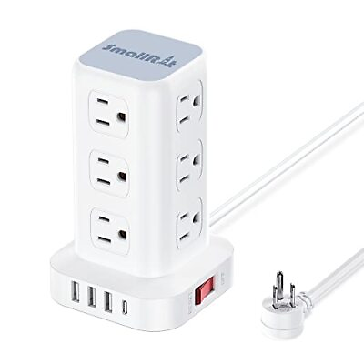 #ad Tower Surge Protector Power Strip with 12 Outlets 4 USB 1 USB C 6.5Feet Ex... $41.09
