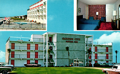 Postcard Garden City motor Inn Ocean Blvd. Garden City South Carolina $9.09
