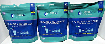 3x Liquid IV Hydration Grape flavored 48 total Hydration Packets #ad $46.99