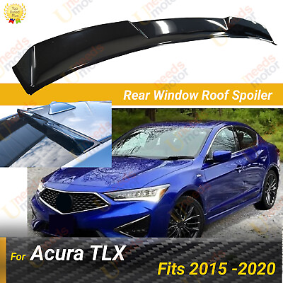 For Acura ILX 2013 2022 V Style Gloss Black Rear Roof Window Visor Spoiler $49.99