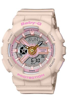 CASIO watch BABY G Pikachu collaboration model BA 110PKC 4AJR Radispin Pink $173.36
