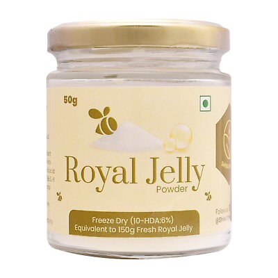 #ad Royal Jelly Powder 50 g Freeze Dry 10 HDA:6% 1g Per Serving $80.75