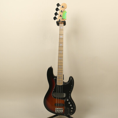 #ad Sunburst Jazz Bass Guitar 4 String 20 Fret Maple Fretboard Solid Body Fast Ship $259.47