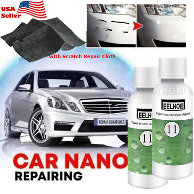 #ad 2Pcs Auto Car Scratch Coating Agent Repair Nano Spray Ceramic Polishing Liquid $7.95