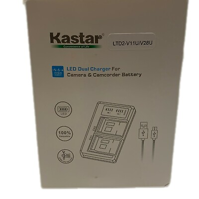 Kastar LED Dual Charger For Camera And Camcorder Battery High Stability $39.99